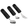 Parkinsons Utensils, Adaptive Utensils Stainless Steel 3 Pieces Hanging Hole For Elderly