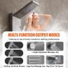 VEVOR Shower Panel System, 6 Shower Modes, LED & Screen Hydroelectricity Shower Panel Tower, Rainfall, Waterfall, 5 Massage Jets, Tub Spout, Handheld