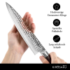 Kirosaku Premium Damascus Kitchen Knife 20cm - Extremely Sharp Kitchen Knife Made