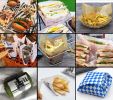 [Newspaper] 300 Pcs Grease-Proof Wax Papers Baking Papers DIY Hamburger Papers